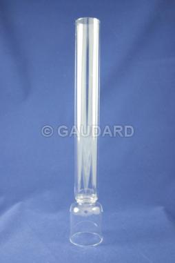 Kosmos AL24 occasion, verre de lampe à pétrole base Ø 38,5 mm en cristal 