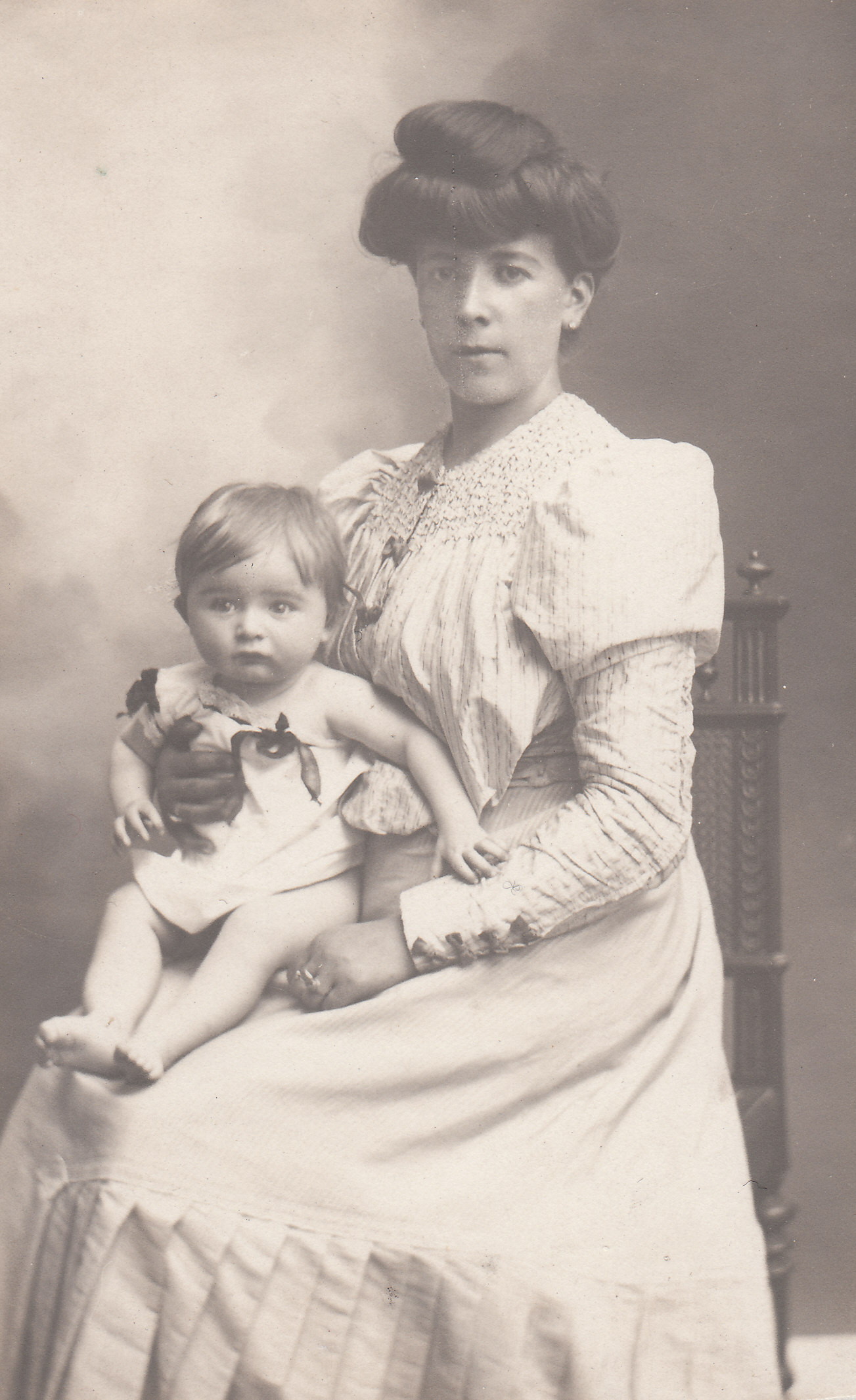 Pierre Gaudard avec sa maman