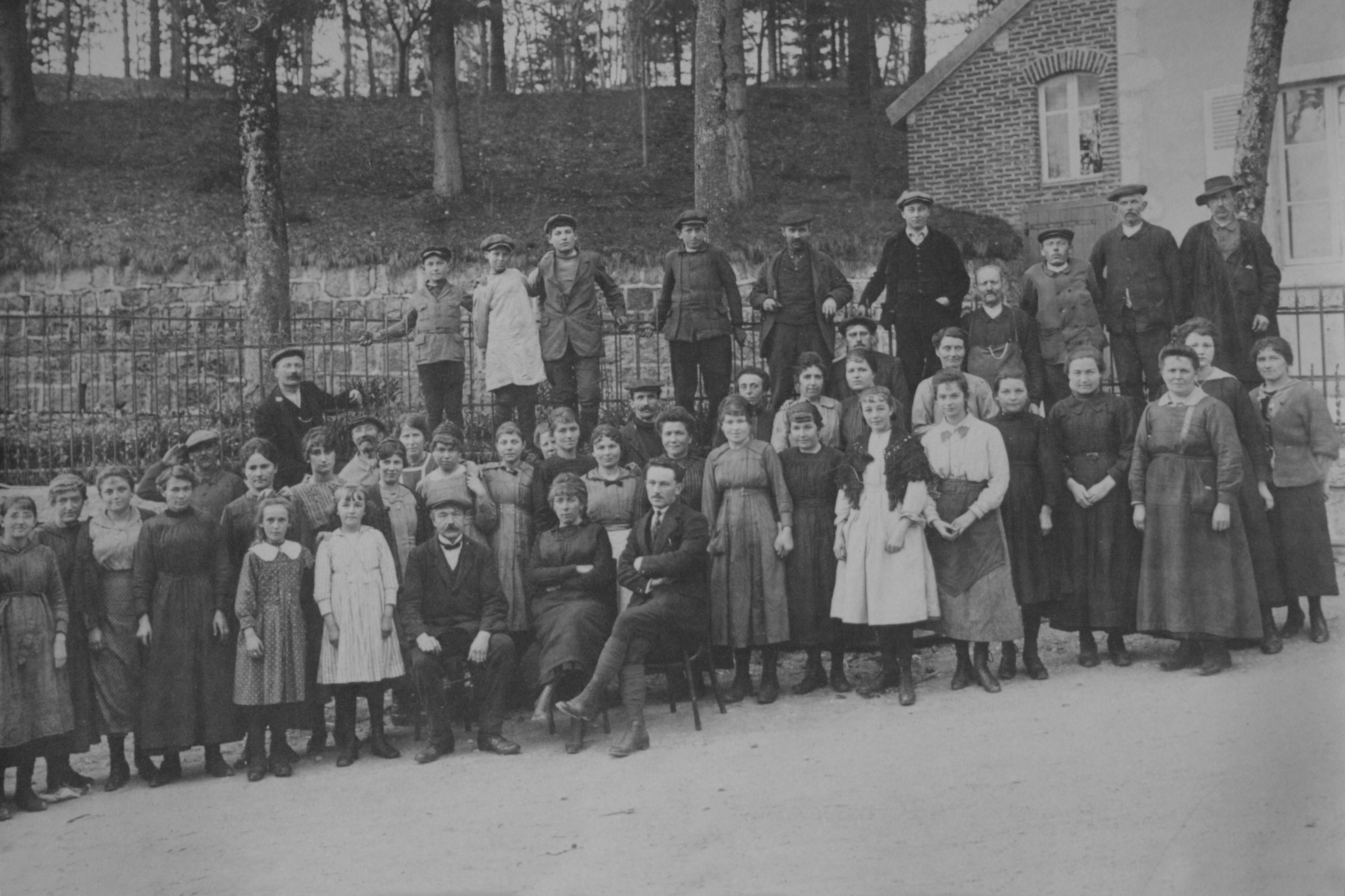 Le personnel dans les années 1905